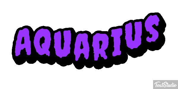 Aquarius Texteffekt