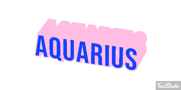 Aquarius Texteffekt