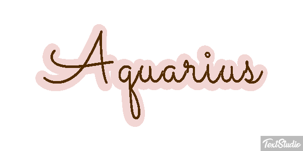 Aquarius Texteffekt