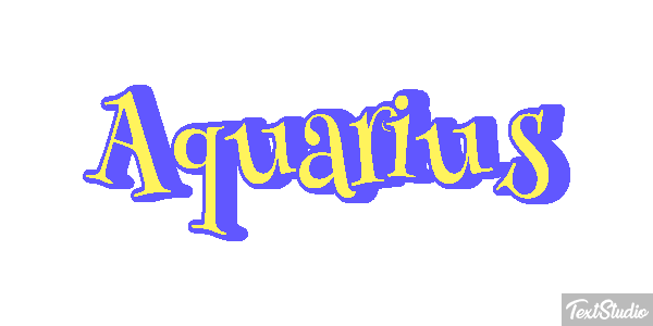Aquarius Texteffekt