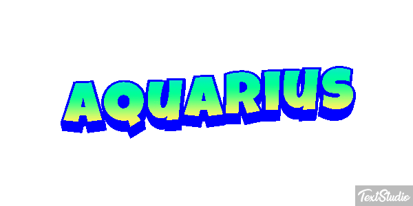 Aquarius Texteffekt