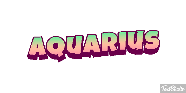 Aquarius Texteffekt