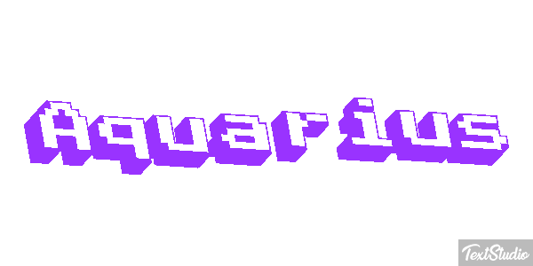 Aquarius Texteffekt