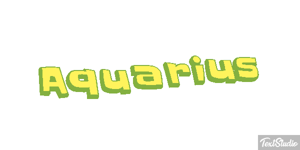 Aquarius Texteffekt