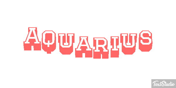 Aquarius Texteffekt
