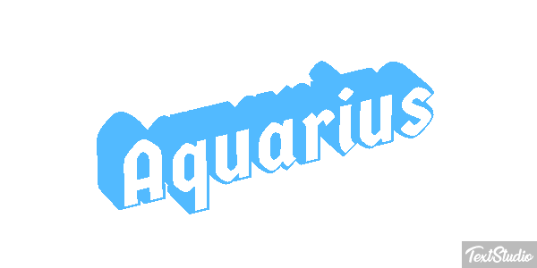 Aquarius Texteffekt