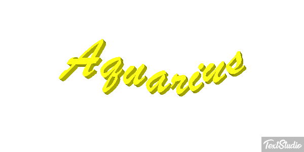 Aquarius Texteffekt