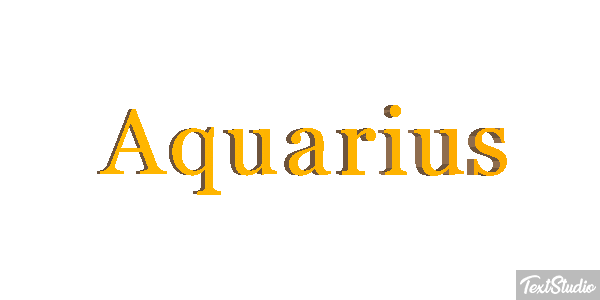 Aquarius Texteffekt