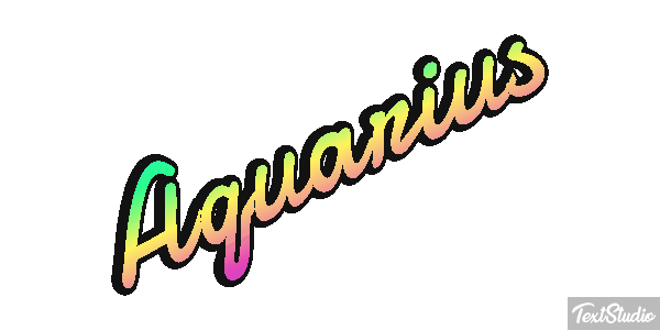 Aquarius Texteffekt
