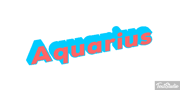 Aquarius Texteffekt