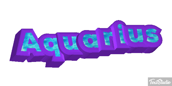 Aquarius Texteffekt