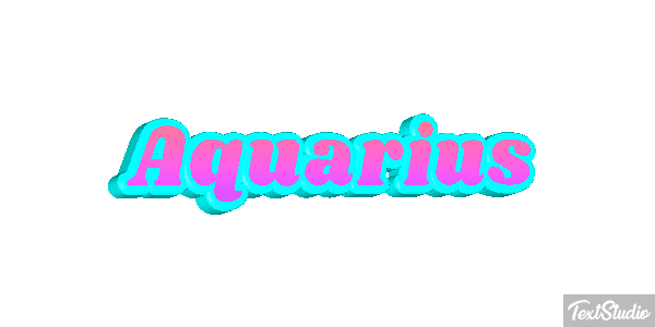 Aquarius Texteffekt