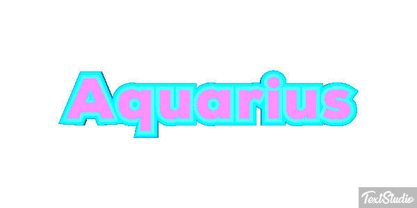 Aquarius Texteffekt
