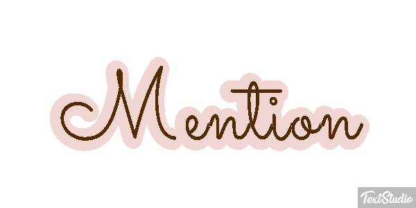 Mention Text effect