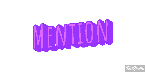 Mention Text effect