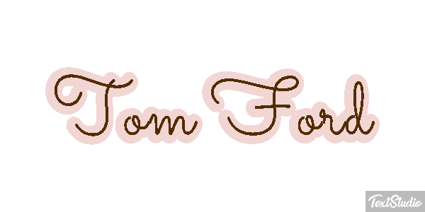 Tom Ford Efecto de texto
