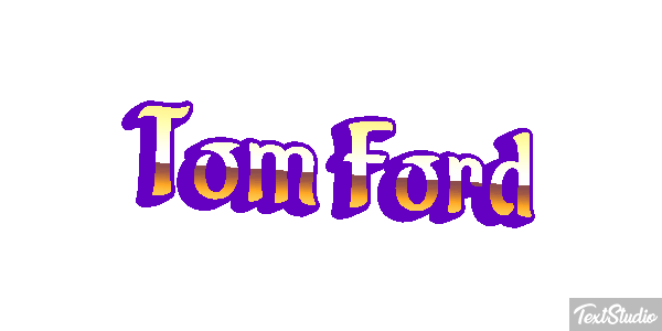 Tom Ford Efecto de texto
