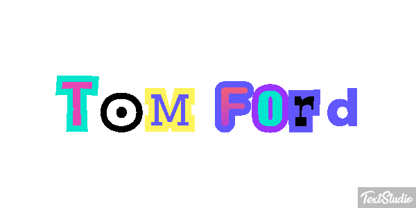 Tom Ford Efecto de texto