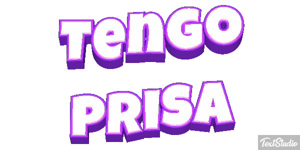 Tengo prisa Efecto de texto