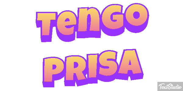 Tengo prisa Efecto de texto