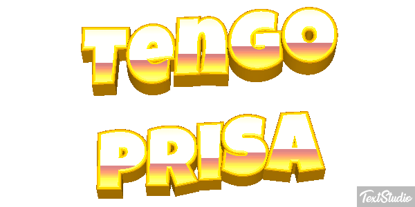 Tengo prisa Efecto de texto