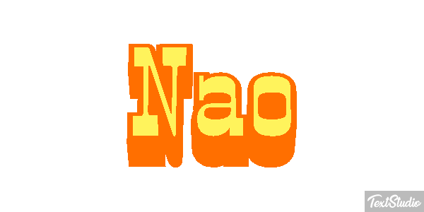 Não Efeito do texto