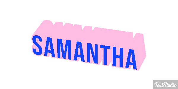 Samantha テキスト効果
