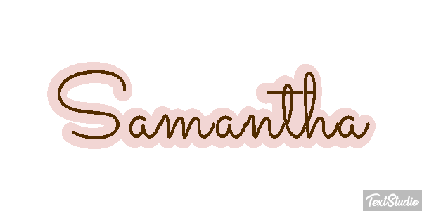 Samantha テキスト効果