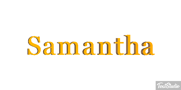 Samantha テキスト効果