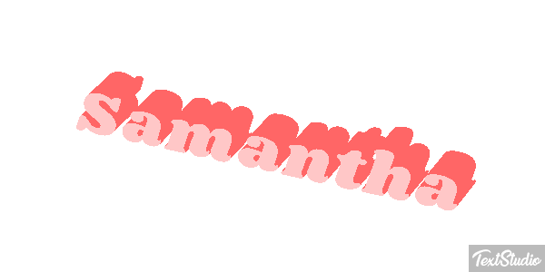 Samantha テキスト効果