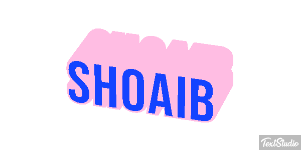 Shoaib Efecto de texto