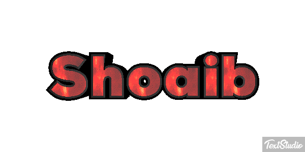 Shoaib Efecto de texto