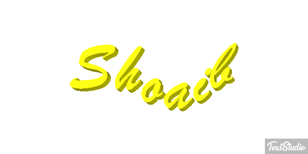 Shoaib Efecto de texto