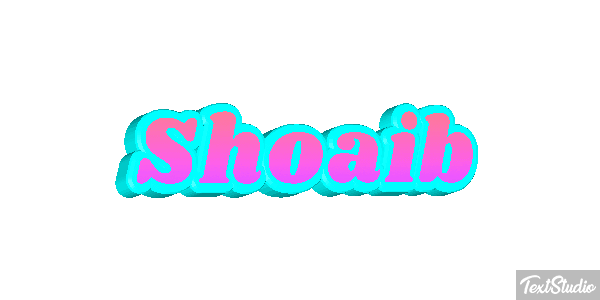 Shoaib Efecto de texto