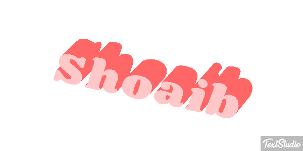 Shoaib Efecto de texto