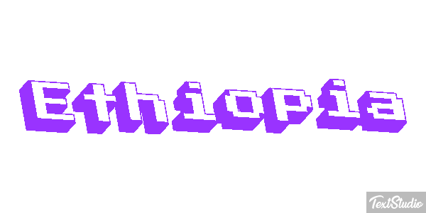 Ethiopia Text effect