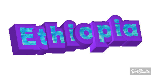 Ethiopia Text effect