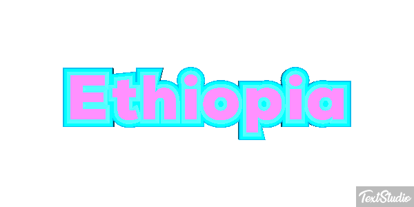 Ethiopia Text effect