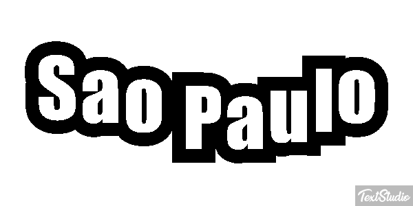 Sao Paulo Efecto de texto