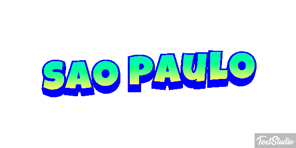 Sao Paulo Efecto de texto