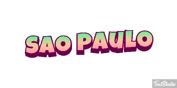 Sao Paulo Efecto de texto