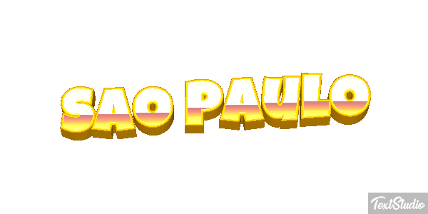 Sao Paulo Efecto de texto