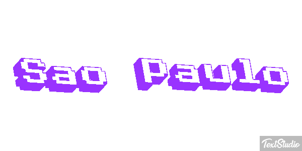Sao Paulo Efecto de texto