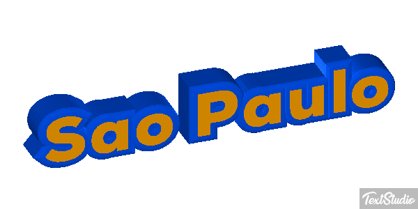 Sao Paulo Efecto de texto