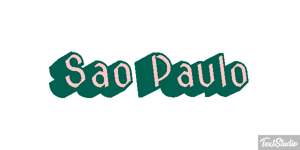 Sao Paulo Efecto de texto
