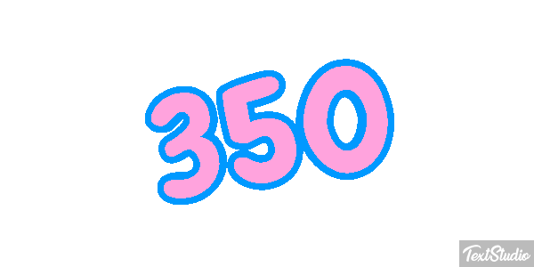 350 Efecto de texto