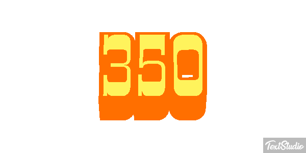 350 Efecto de texto