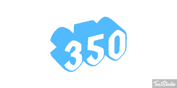 350 Efecto de texto