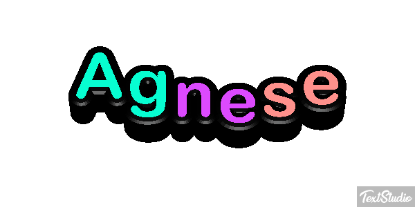 Agnese Effetto testo