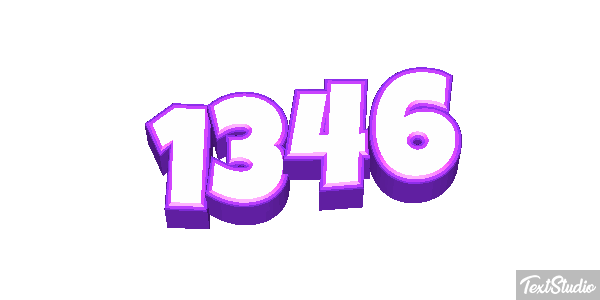 1346 Text effect